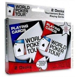 Jeux de cartes WPT - lot de 2